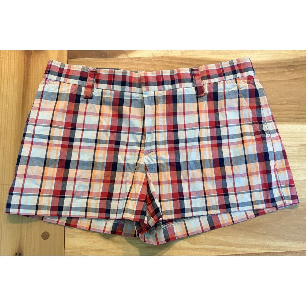 VTG Y2K American Eagle  Plaid Mini Micro Shorts‎ Low Rise Festival Sz 4 New NWT